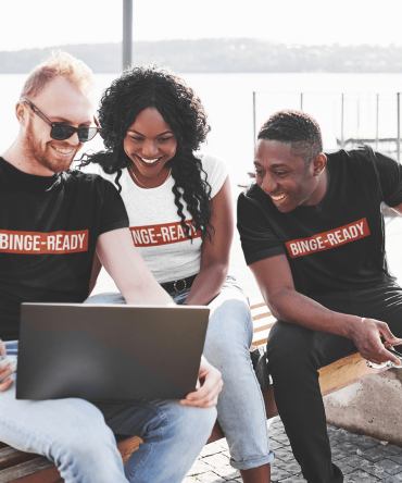 Binge-Ready Unisex Short Sleeve Tee Tees n' Merch